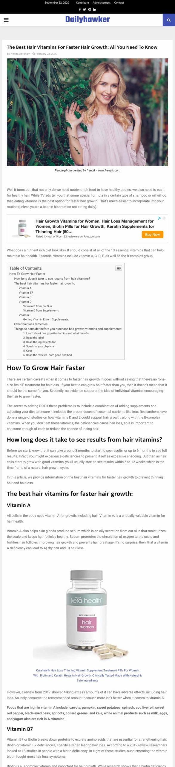 The Best Hair Vitamins For Faster Hair Growth: All You Need To Know