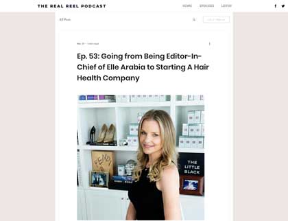 In the press – Going from Being Editor-In-Chief of Elle Arabia to Starting A Hair Health Company